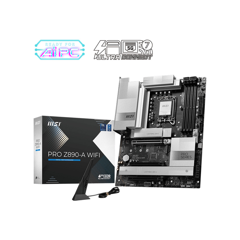 Bo Mạch Chủ Main MSI PRO Z890-A WIFI Socket LGA1851 - Hàng Chính Hãng