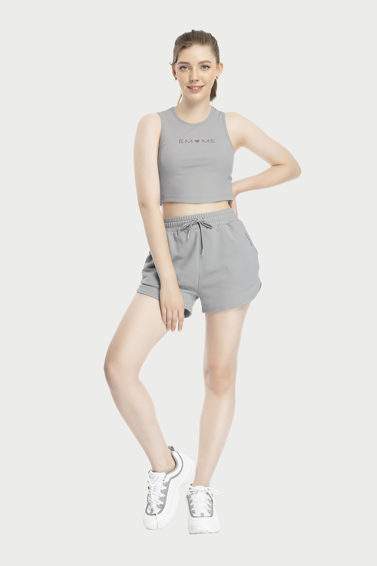 Áo T - top nữ Vera by Chipu Cotton Rib trơn - 0015
