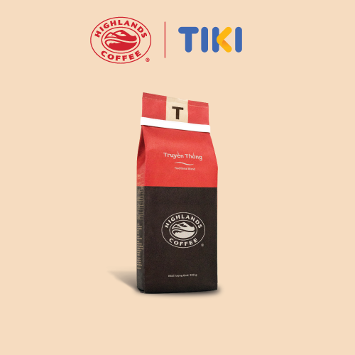 Cà phê Rang xay Truyền Thống Highlands Coffee 200g