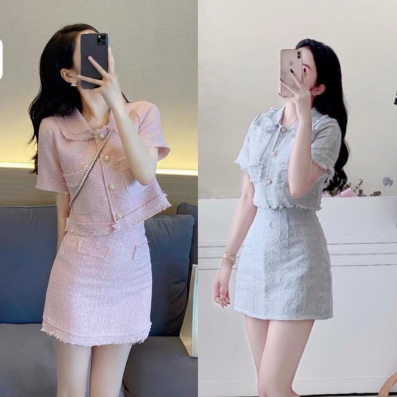 Set dạ cộc tay Hot Hit.