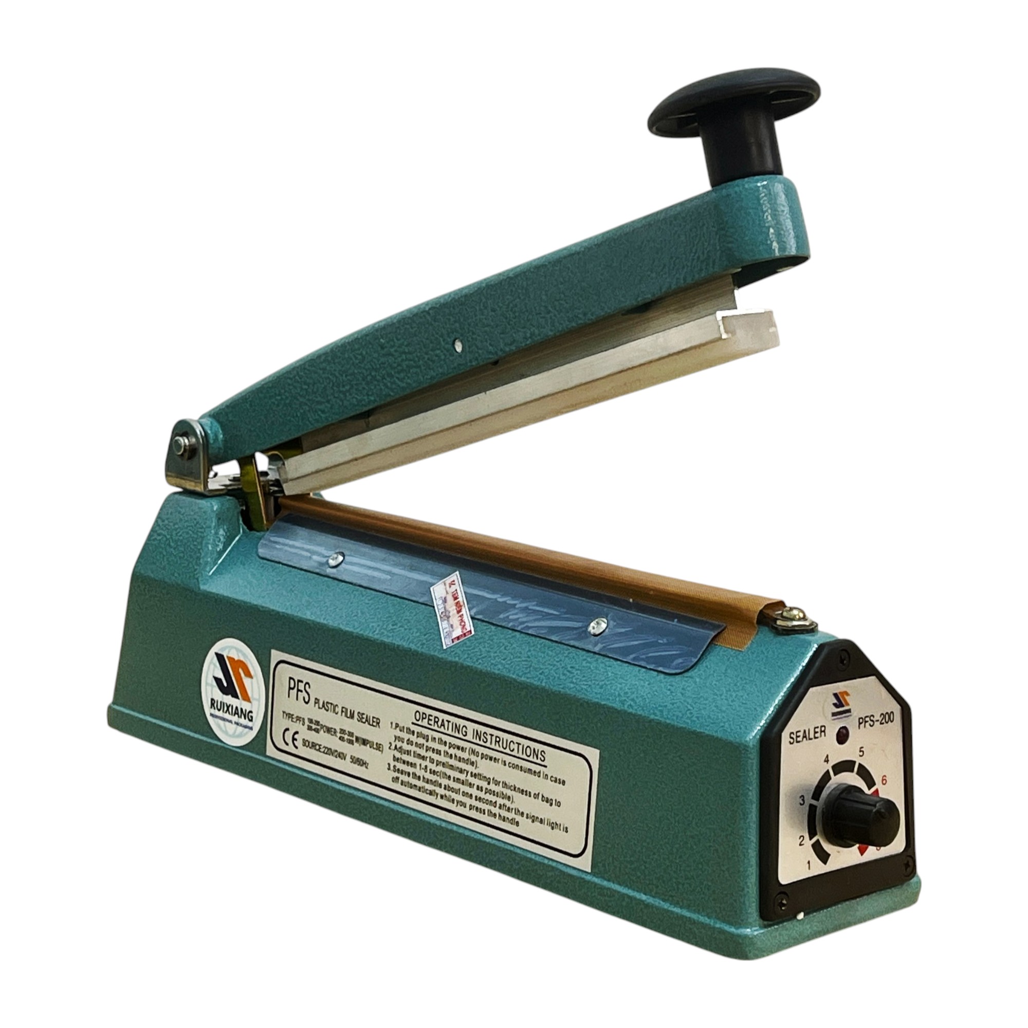 8mm Máy hàn miệng túi dập tay PFS-200 - Vỏ thép máy cơ bền bỉ - hàng nhập khẩu