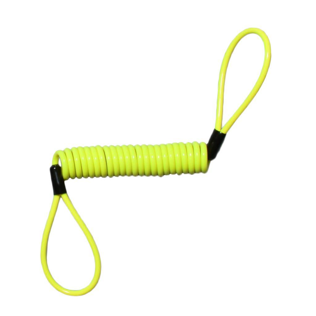 2X  Disc Lock  Spring Reminder Cable Motorcycle
