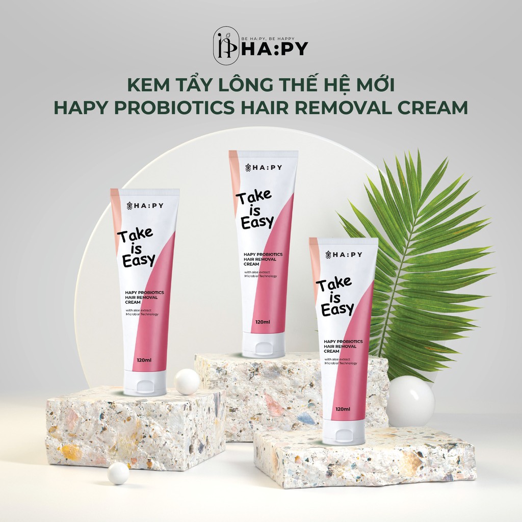 KEM TẨY LÔNG HAPY - HAPY PROBIOTICS HAIR REMOVAL CREAM