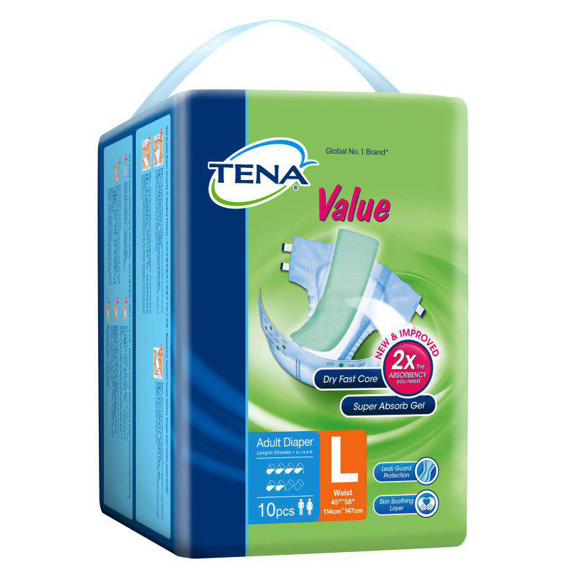 Tã Dán Người Lớn Tena Value L10 (10 Miếng)