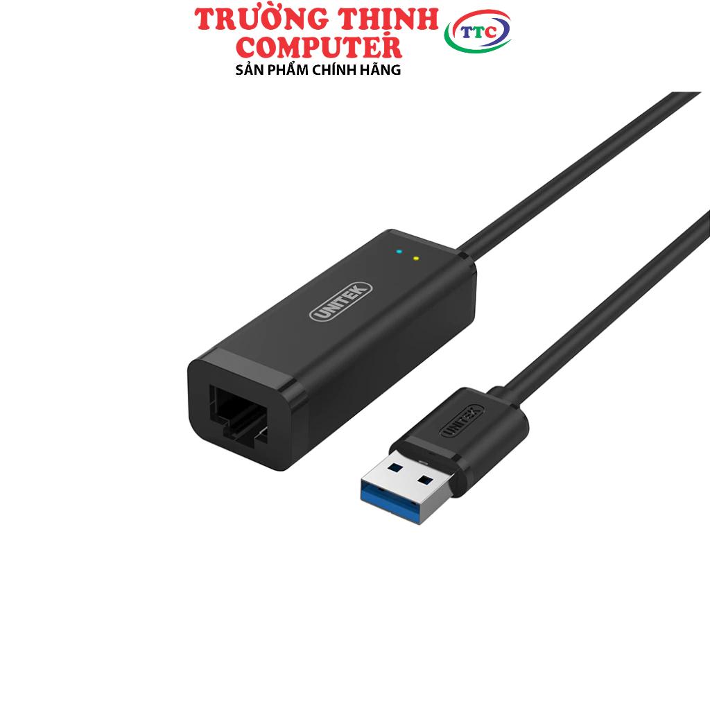 CÁP USB 3.0 -&gt; LAN UNITEK (Y-3470BK) - HÀNG CHÍNH HÃNG