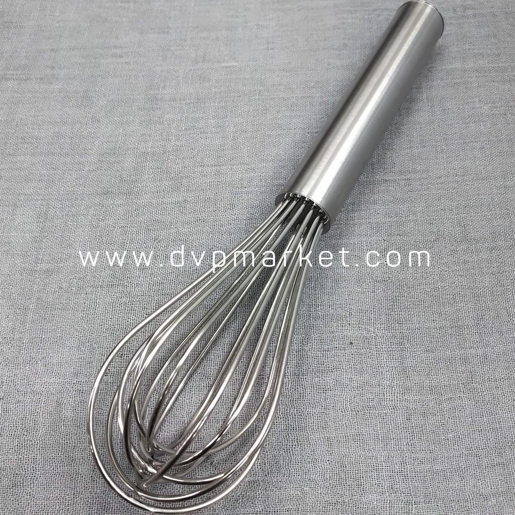 Phới lồng đánh trứng inox dày dặn các kích thước