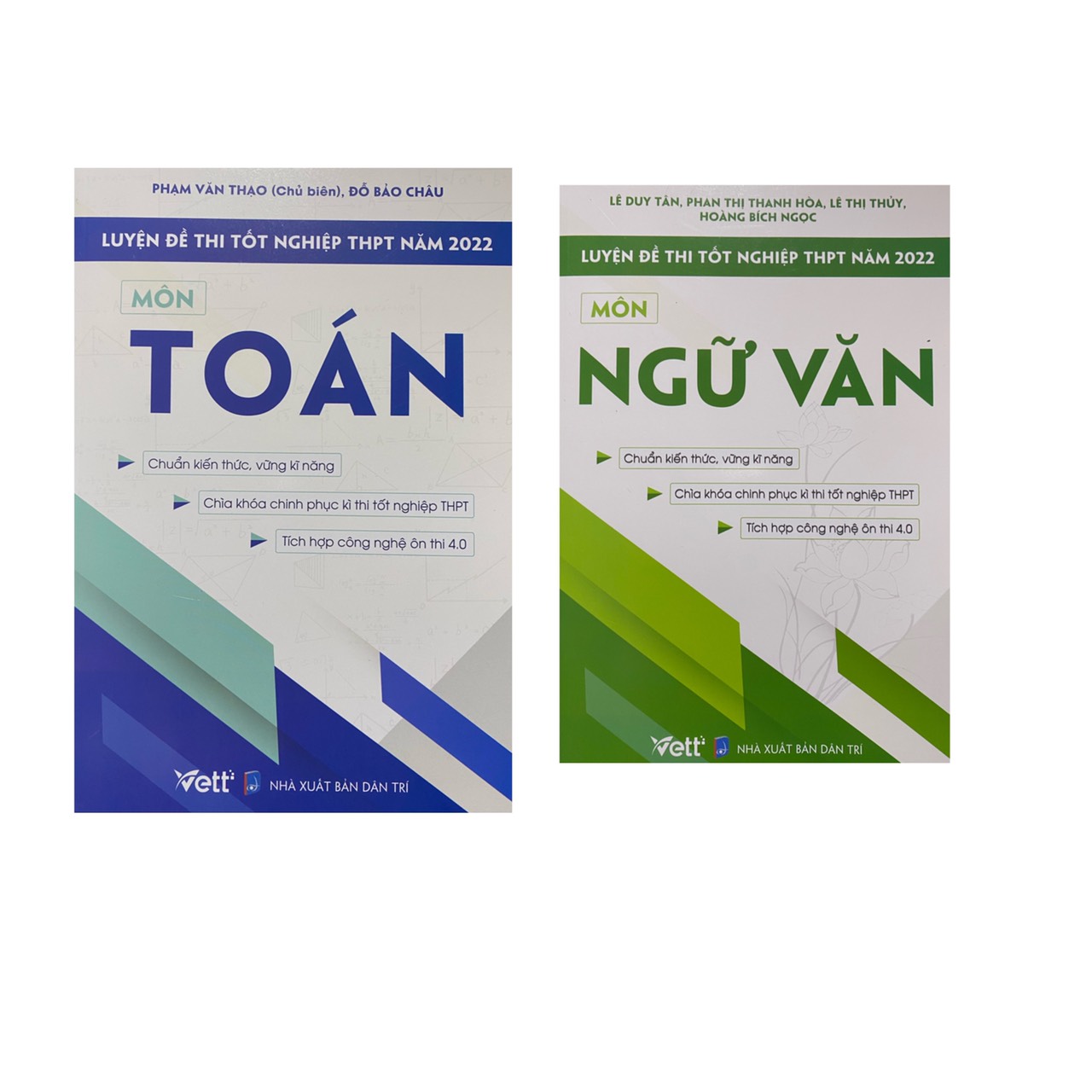 Combo Luyện đề thi tốt nghiệp THPT năm 2022 bài thi Ngữ Văn + Toán