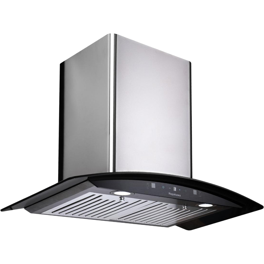 Máy Hút Mùi Kính Cong Premium Nagakawa NAG1855 200W - Hàng Chính Hãng