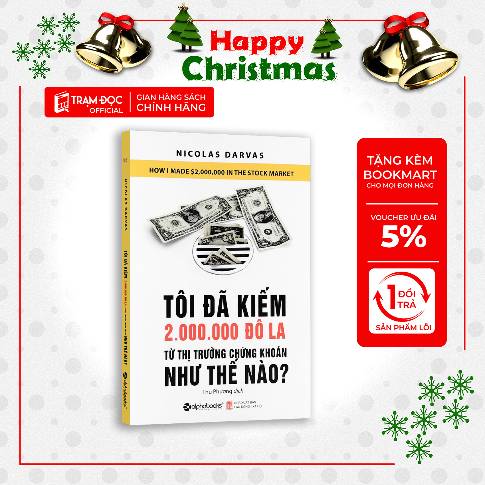 Trạm Đọc Official Sách Tôi Đã Kiếm Được 2.000.000 Đô - La Từ Thị Trường Chứng Khoán Như Thế Nào - Tái Bản Mới Nhất
