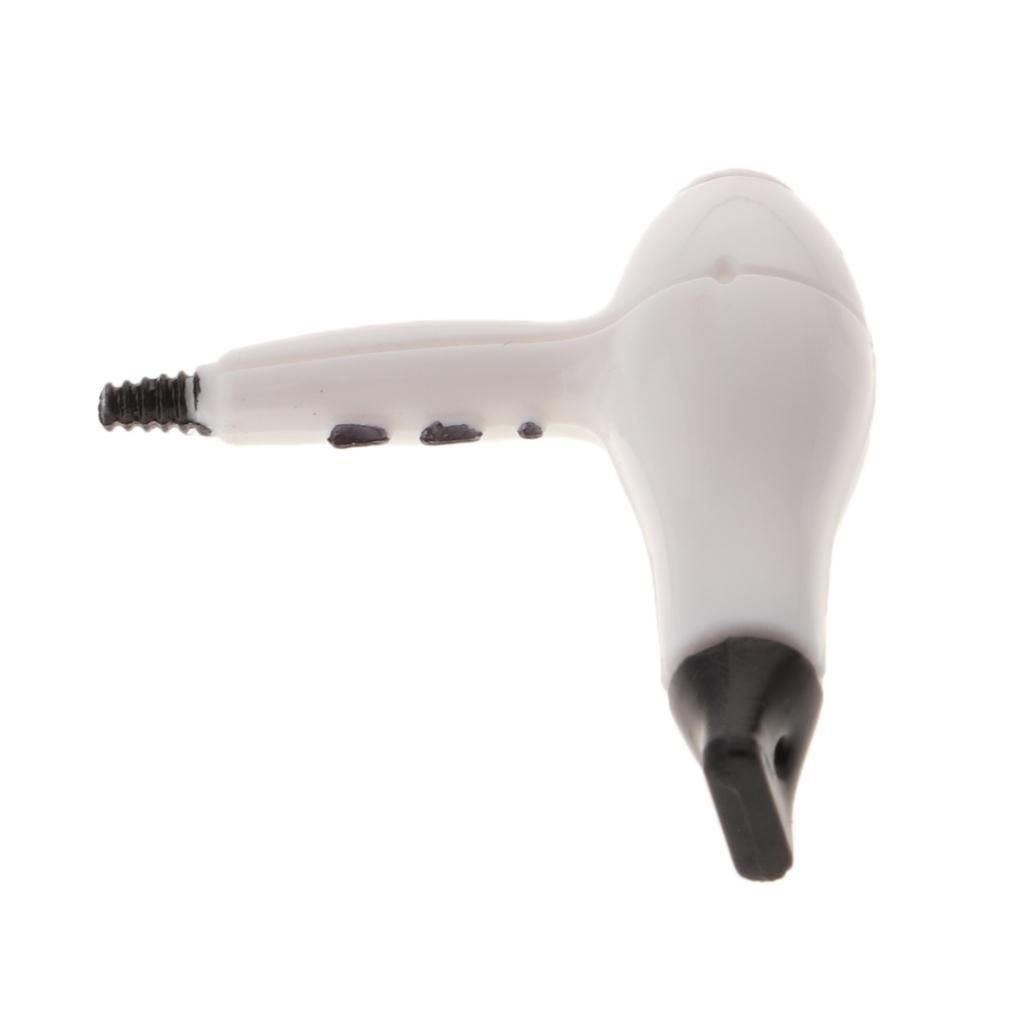 White Salon Dryer for 1/12 Dolls House Bathroom Accessory