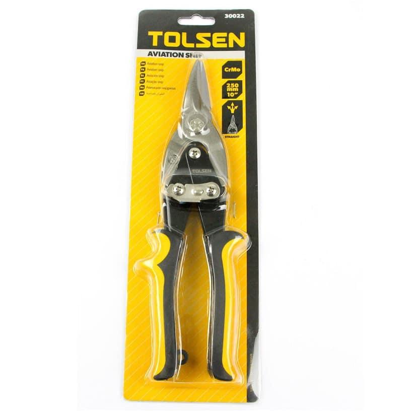 KÉO CẮT TÔN THẲNG 10"/250MM TOLSEN 30022 - HÀNG CHÍNH HÃNG