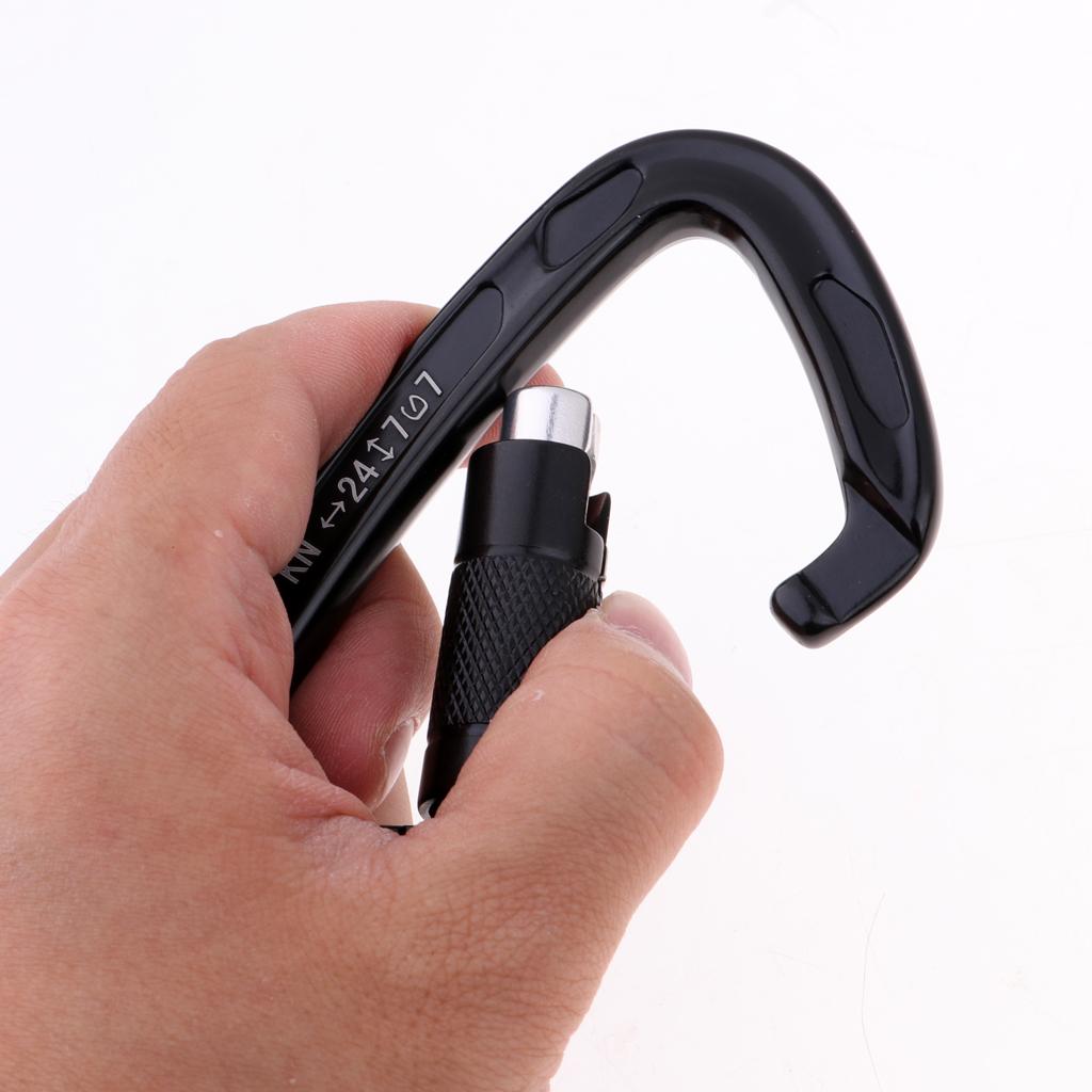 Carabiner Khóa Tự động 24KN Carabiner để Leo Núi