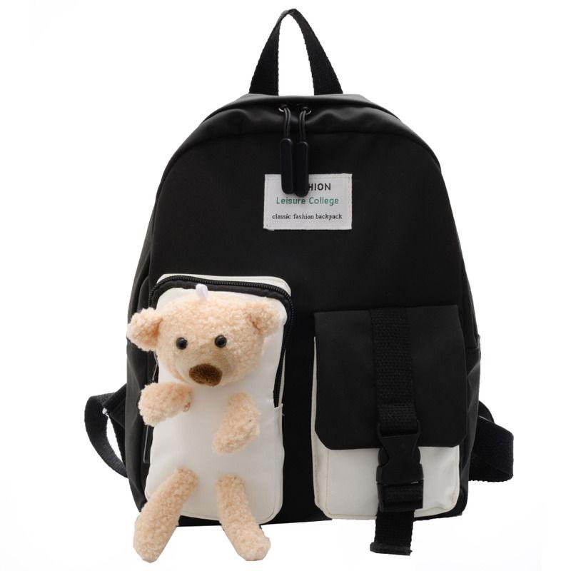 Mới Cotton Trẻ Em Mẫu Giáo Trường Túi Trẻ Em Ba Lô Học Sinh Truyện Tranh Schoolbag Gấu Ba Lô Cho Bé Gái Bé Trai Túi Sách