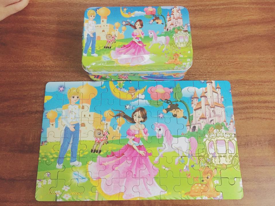 Ghép hình puzzle 60 miếng - Phát triển tư duy - Mẫu bé gái