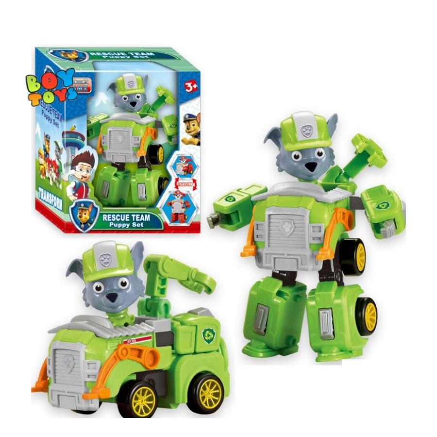 Đồ chơi chó cứu hộ Paw Patrol lắp ráp biến hình 2 trong 1 cho bé thảo sức vui chơi