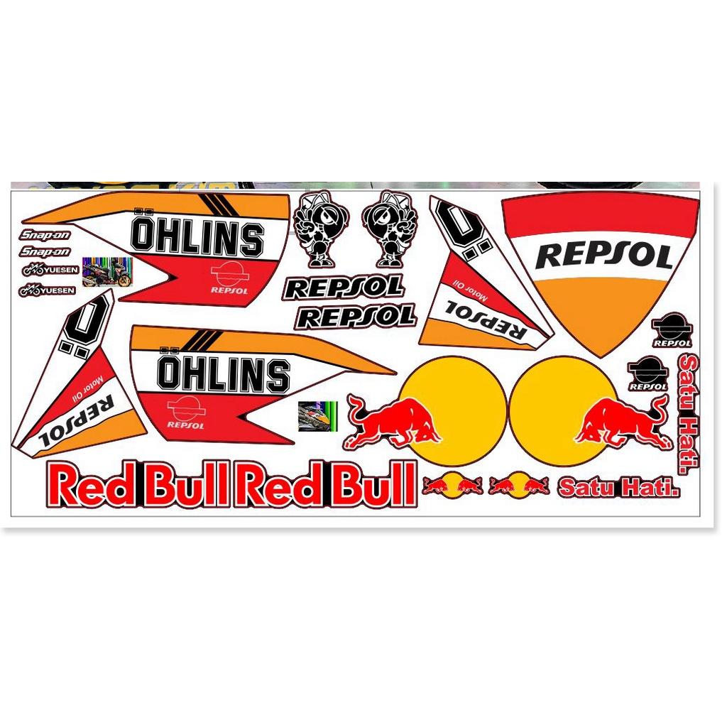 Tem rời vario 2017 repsol dán xe đen