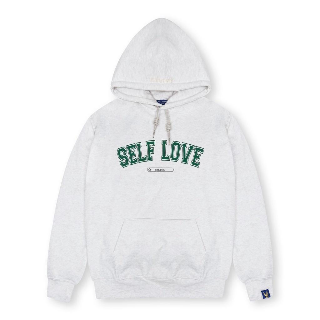 Áo khoác hoodie Kill System Selflove oversize có nón nam nữ, vải nỉ bông chân cua, nhiều màu phong cách unisex