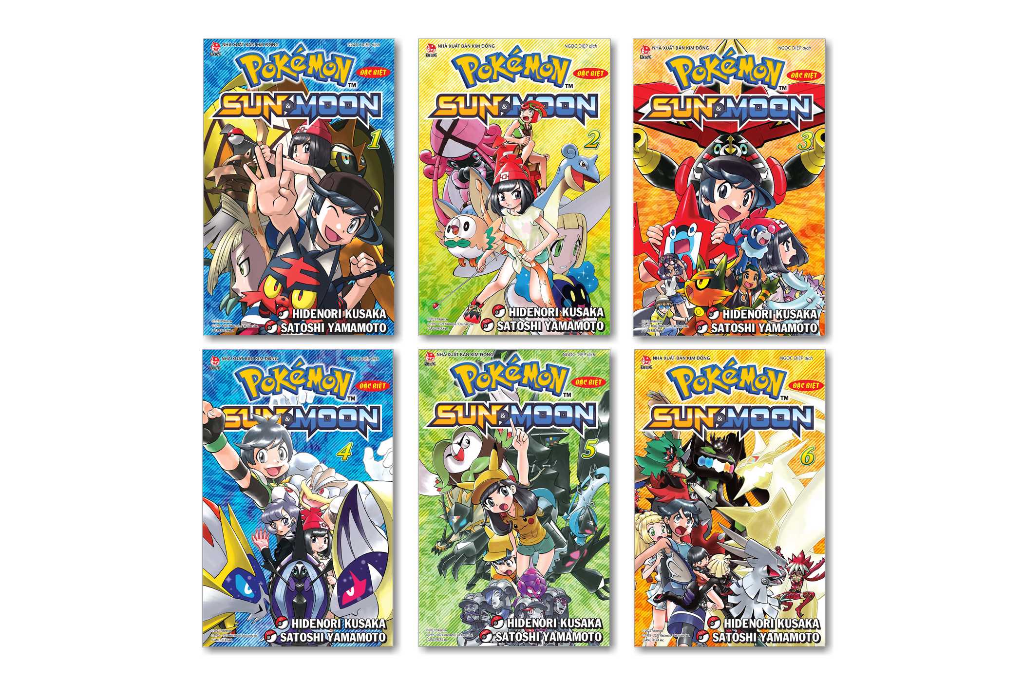 Boxset Pokémon Đặc Biệt SUN & MOON - 6 Tập