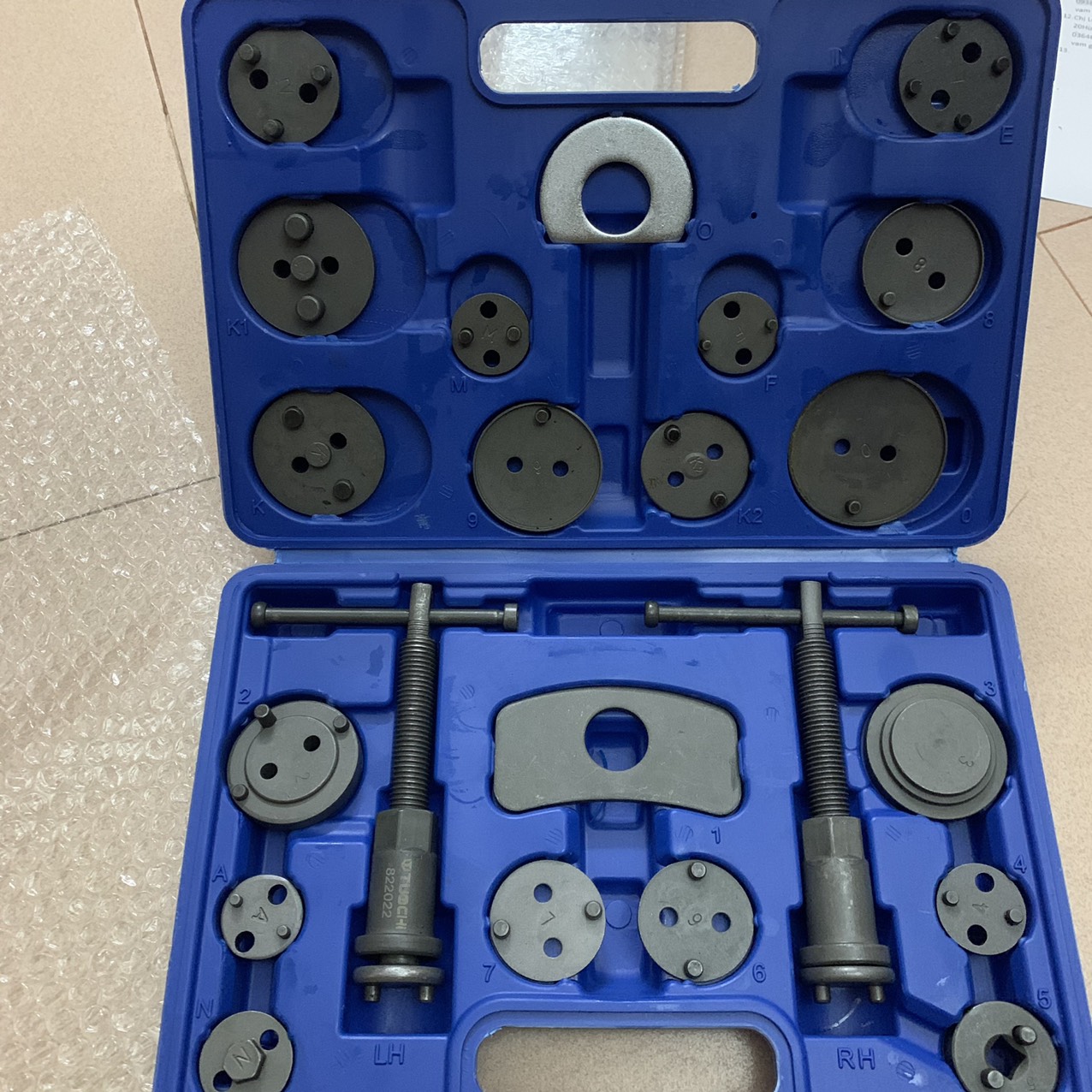 Bộ cảo ép thắng đĩa 2 chiều THUẬN NGHỊCH, bộ vam ép piston phanh Touchi 22 chi tiết chất lượng cao