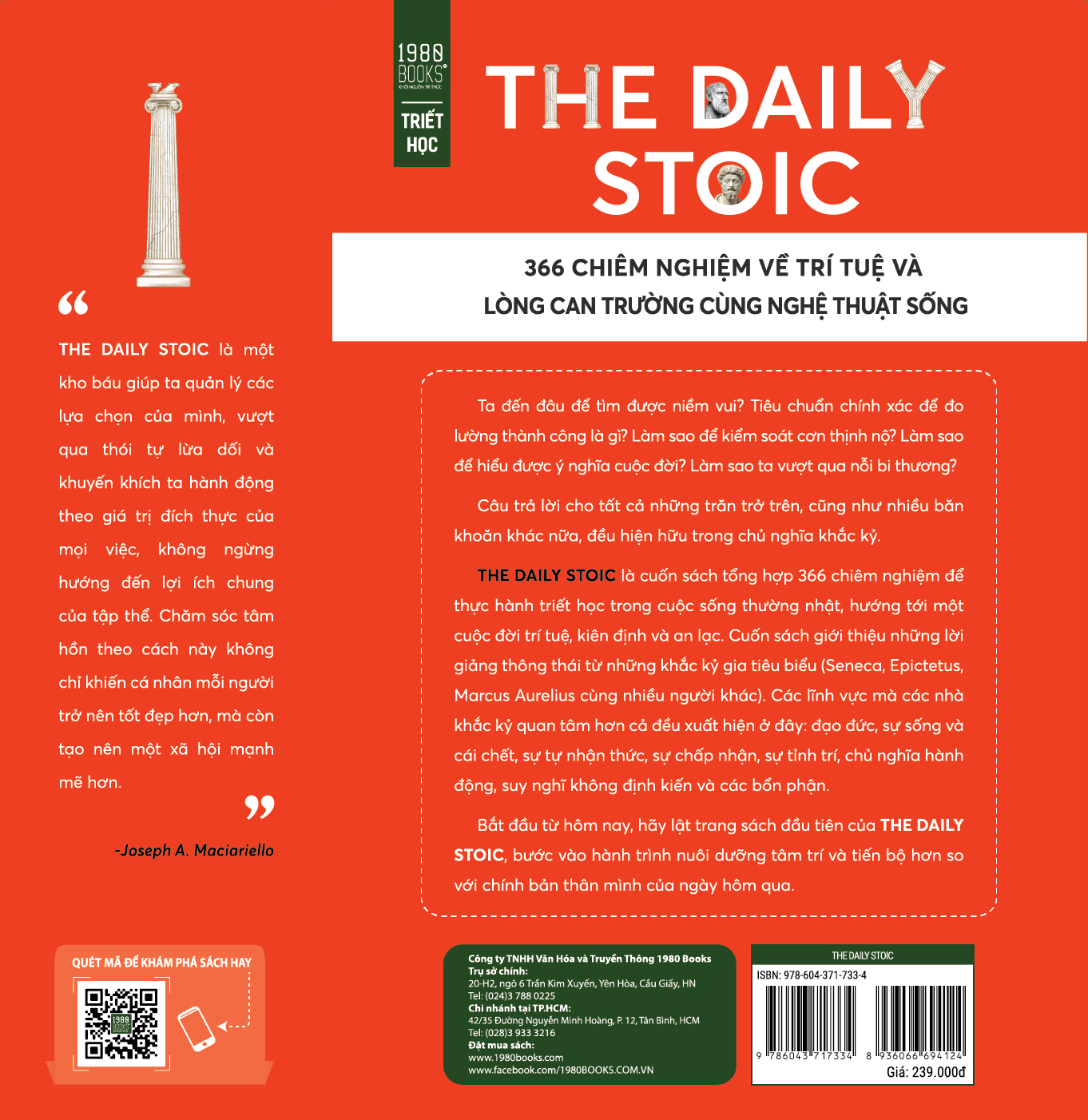 The Daily Stoic - 366 Chiêm nghiệm về trí tuệ và lòng can trường cùng nghệ thuật sống (TTR Next Generation)