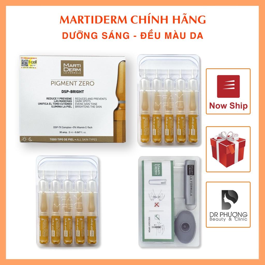 MARTIDERM PIGZERO DSP BRIGHT Ampoule dưỡng sáng đều màu da