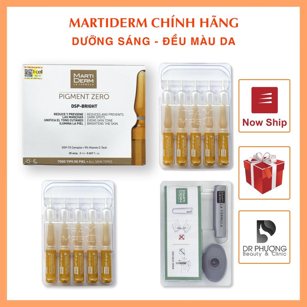 (ỐNG LẺ) MARTIDERM PIGZERO DSP BRIGHT Ampoule dưỡng sáng đều màu da ( LẺ 1 ỐNG )