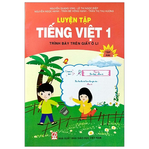 Luyện Tập Tiếng Việt 1 - Tập 2 (Trình Bày Trên Giấy Ô Li)