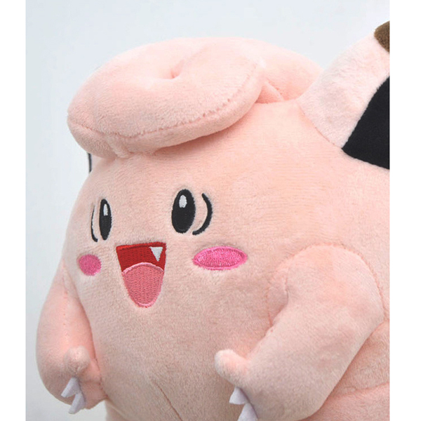 Gấu Bông Pokemon Clefairy Pippi (25 Cm) Gb223 (Tặng 1 Móc Khóa Dây Da Pu Đính Đá Lấp Lánh)