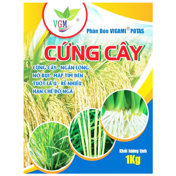 Phân bón VIGAMI POTAS cứng cây 1KG