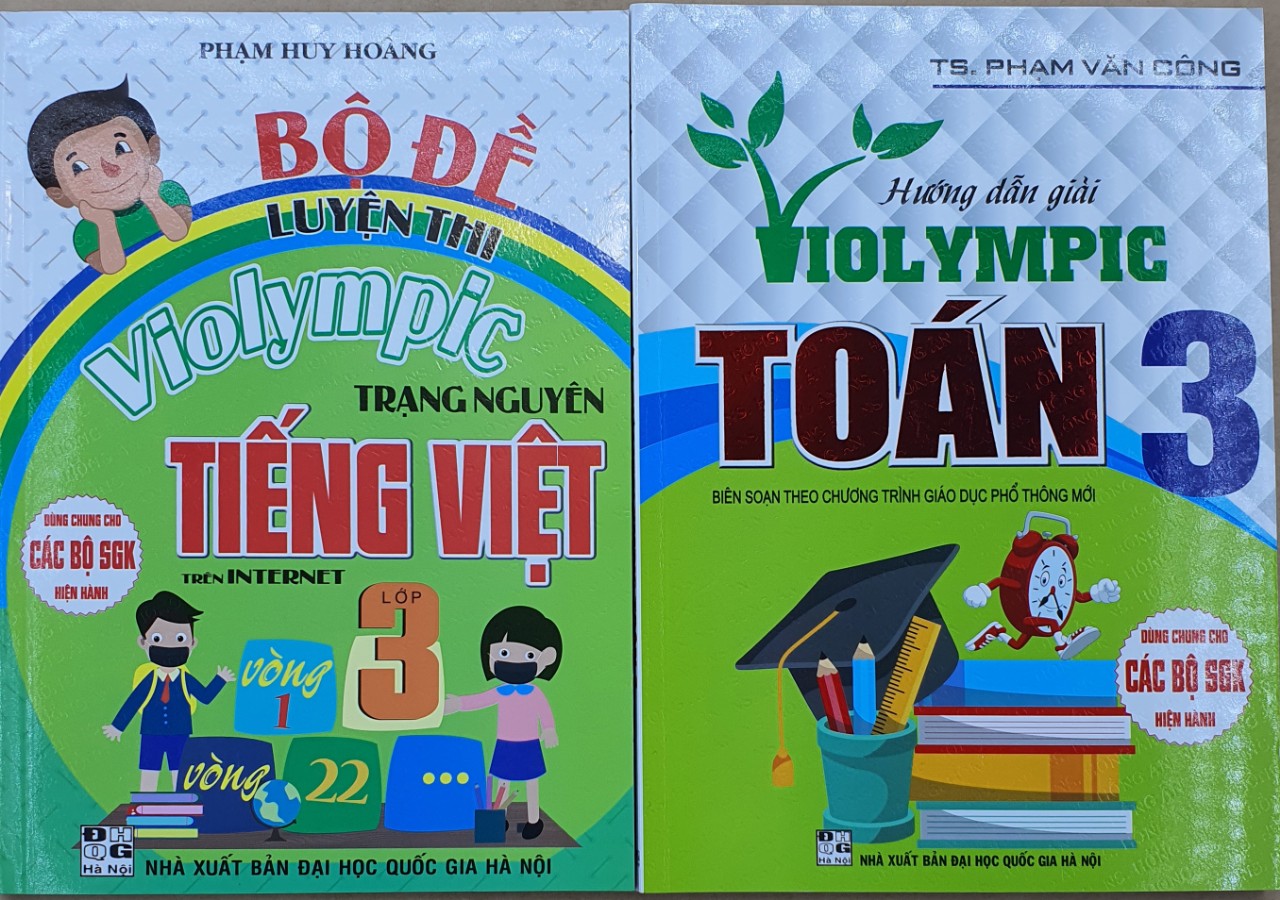 Sách - Combo Hướng dẫn giải Violympic Toán 3 + Bộ Đề Luyện Thi Violympic Trạng Nguyên Tiếng Việt Lớp 3 Trên Internet