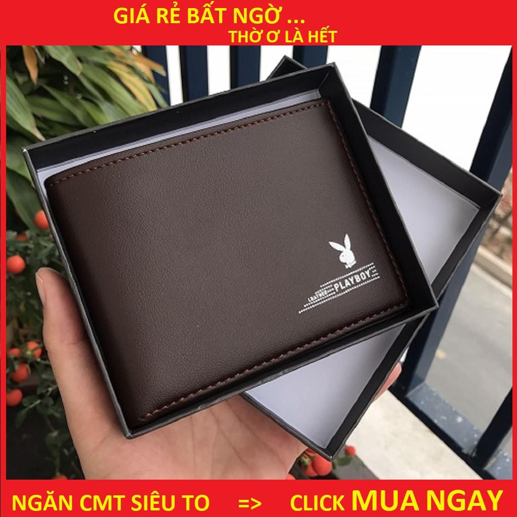 Ví nam chất da đẹp thời trang cao cấp, Bóp da PU xịn nhiều ngăn đẳng cấp nam tính GC01840