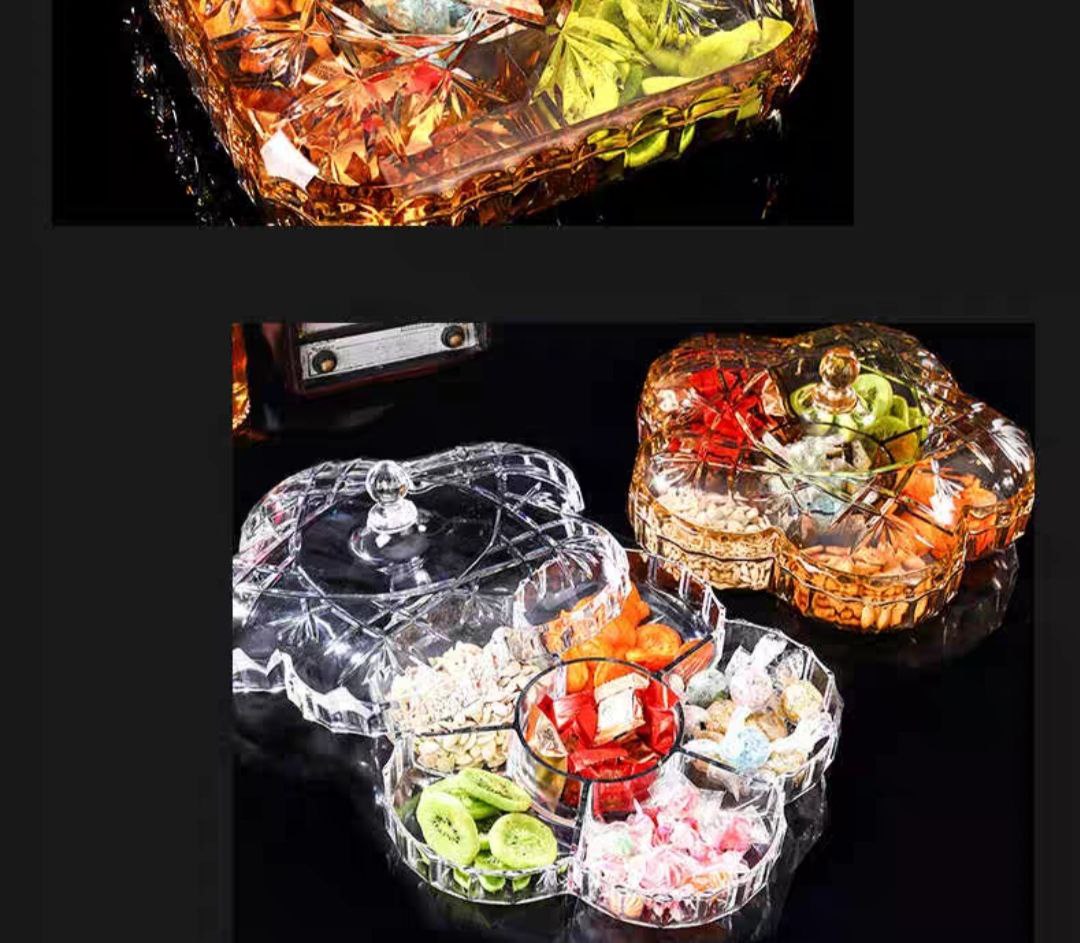 KHAY ĐỰNG MỨT TẾT BÁNH KẸO NGÀY TẾT BẰNG MEKA TRONG SUỐT