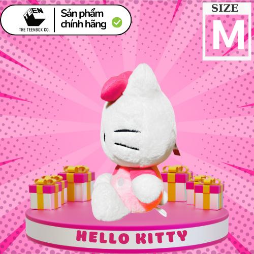 Gấu Bông Hello Kitty Size M Cho Bé Cao Cấp, Thú bông hello kitty cho bé, Gấu Bông Mềm Mịn Size 30cm, Quà tặng đáng yêu - Sản phẩm chính hãng, Phân phối bởi Teenbox