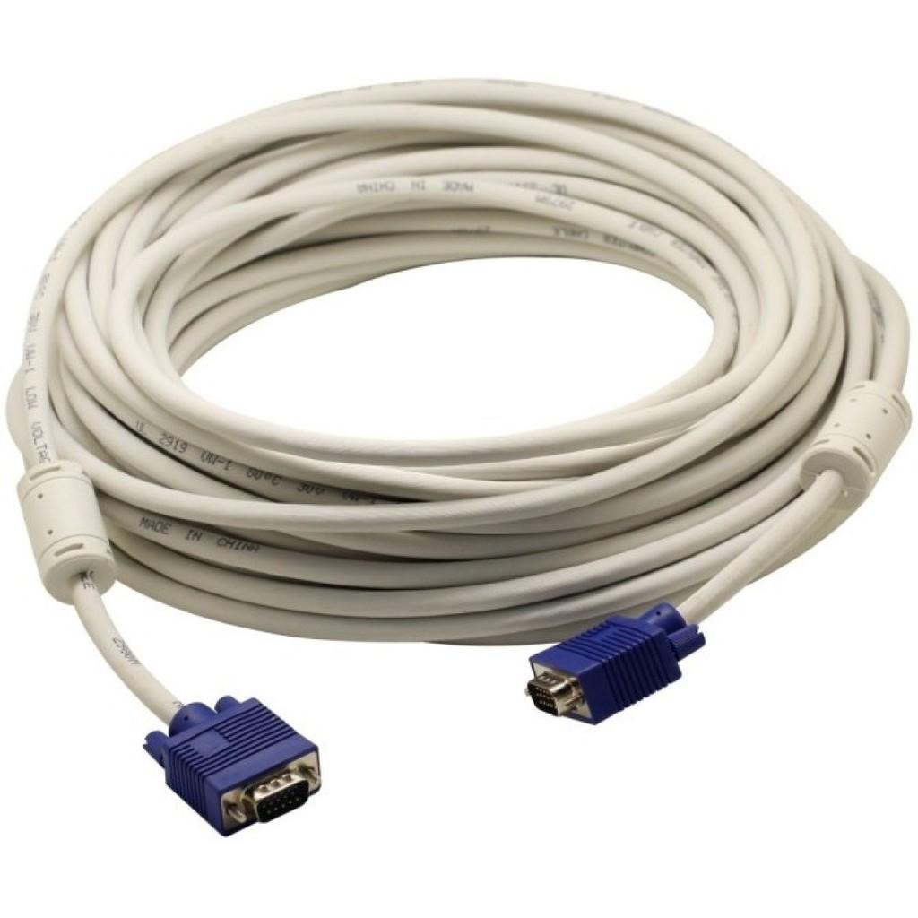 Cable VGA dài 10m kết nối từ PC, đến màn hình, máy chiếu theo chuẩn VGA chống nhiễu.