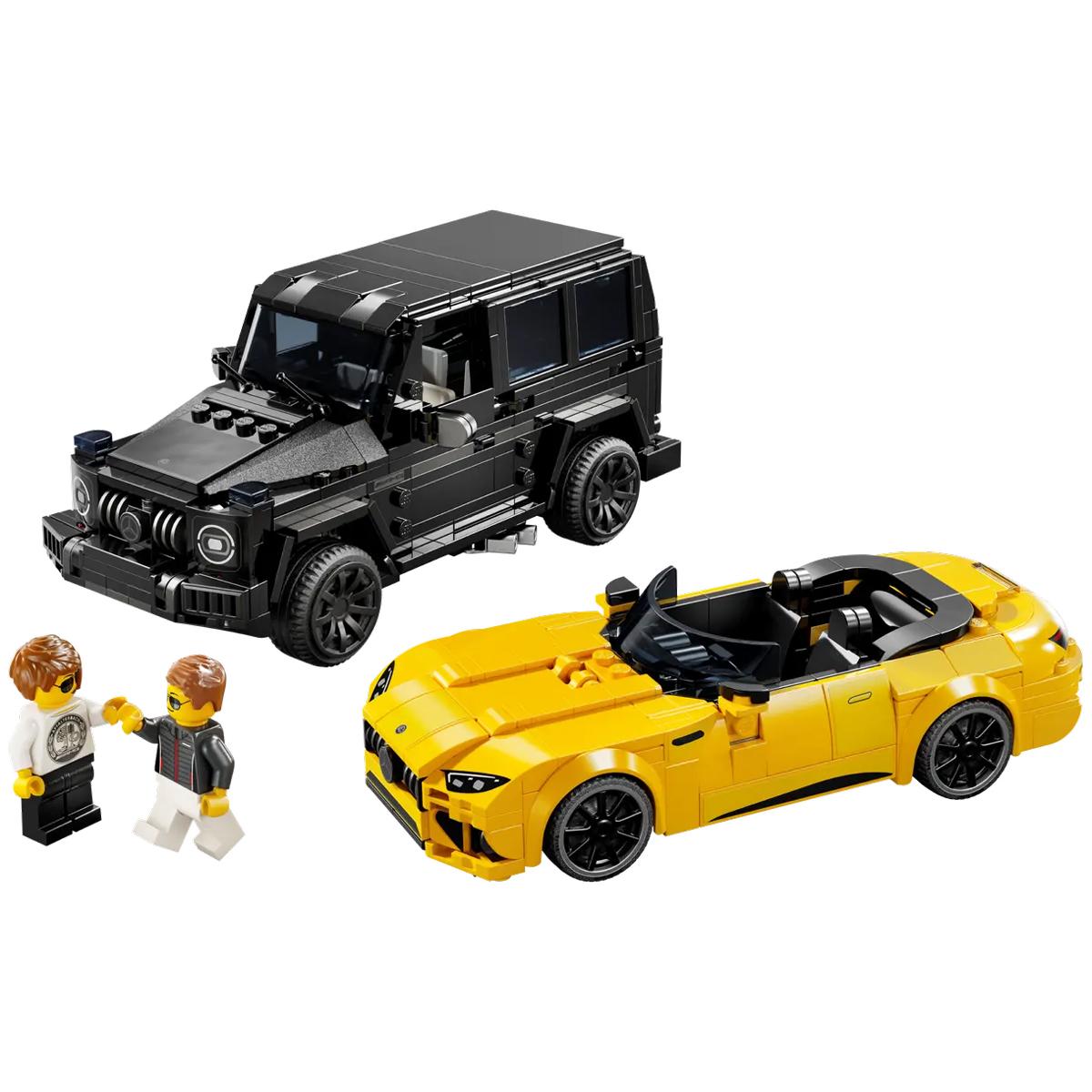 Đồ Chơi Lắp Ráp Siêu Xe Mercedes AMG GT Roadster 2024 &amp; AMG G63 - Lego Speed Champions 76924 (808 Mảnh Ghép)