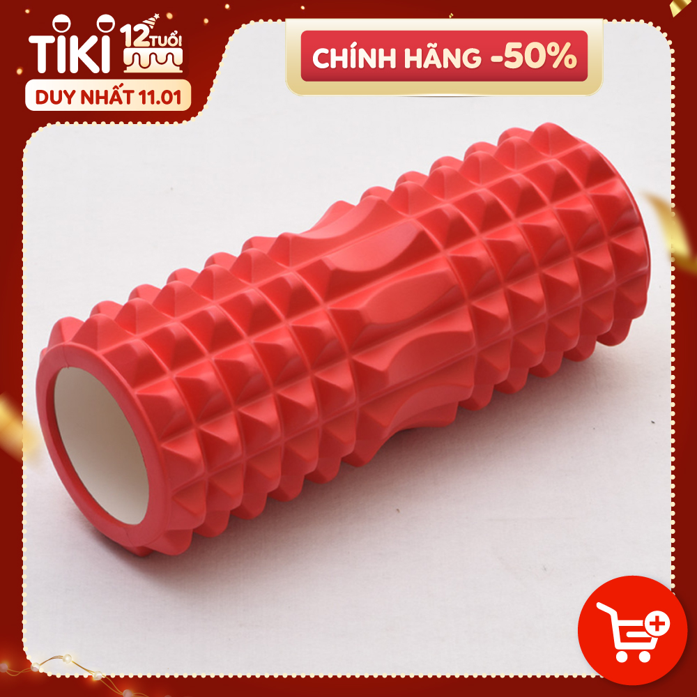 Con Lăn Foam Roller Massage Gai 33cm - Ống Lăn Dãn Cơ Tập Gym, Yoga, Thể Hình miDoctor