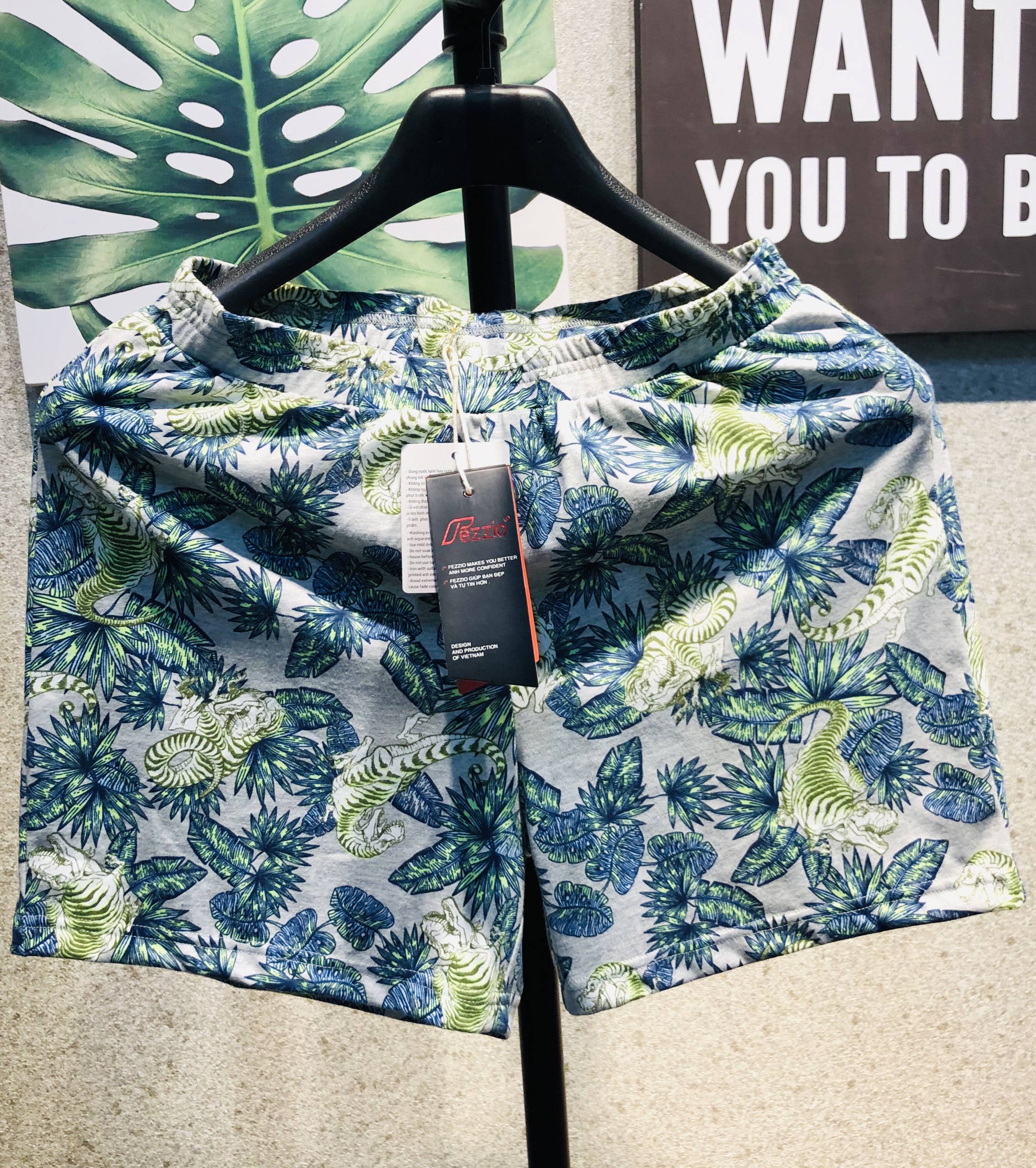 Combo 3 quần ngủ nam thun 100% cotton thương hiệu Fezzio