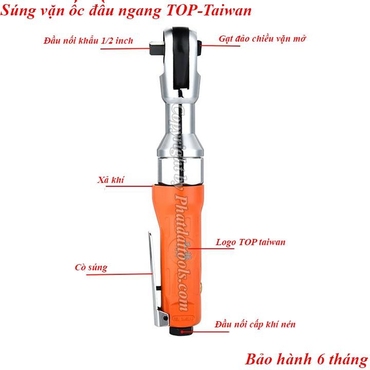 Súng vặn ốc khí nén đầu ngang TOP-Tay vặn ốc ngang TOP Đài Loan