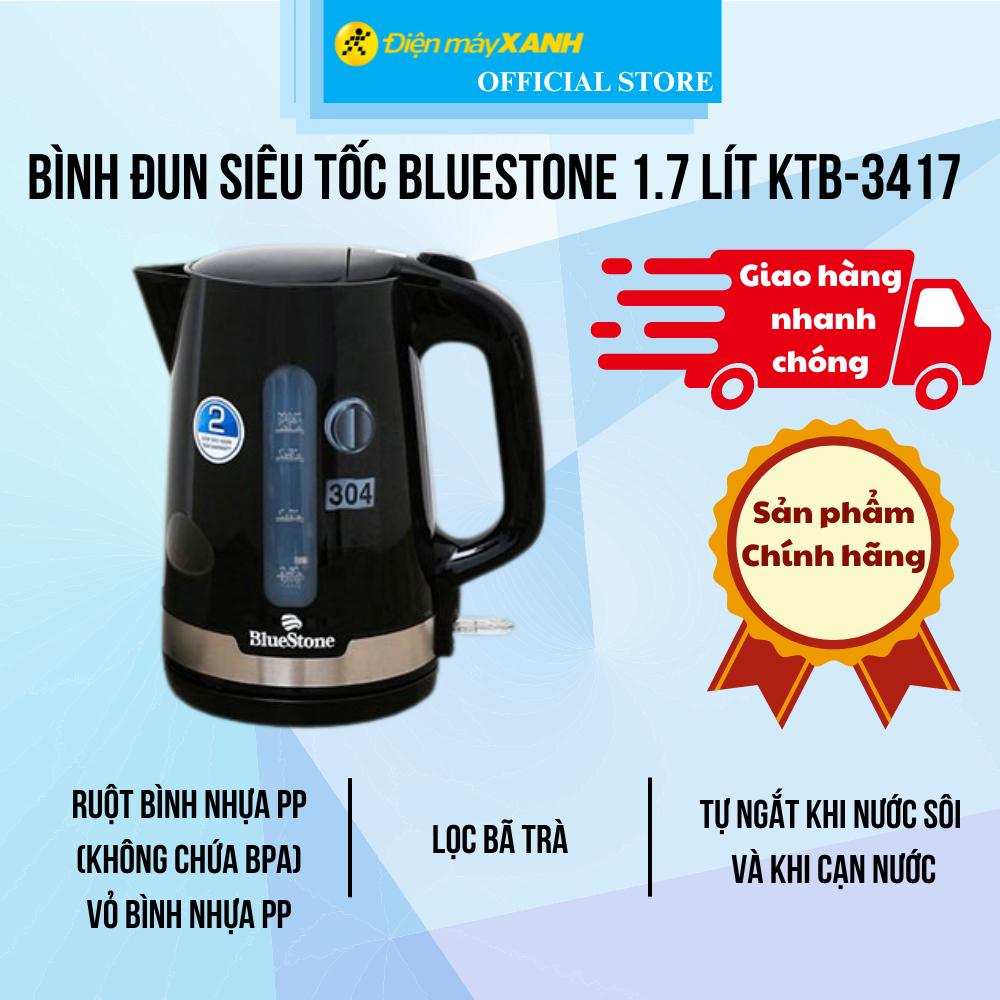 Bình đun siêu tốc BlueStone 1.7 lít KTB-3417 - Hàng Chính Hãng