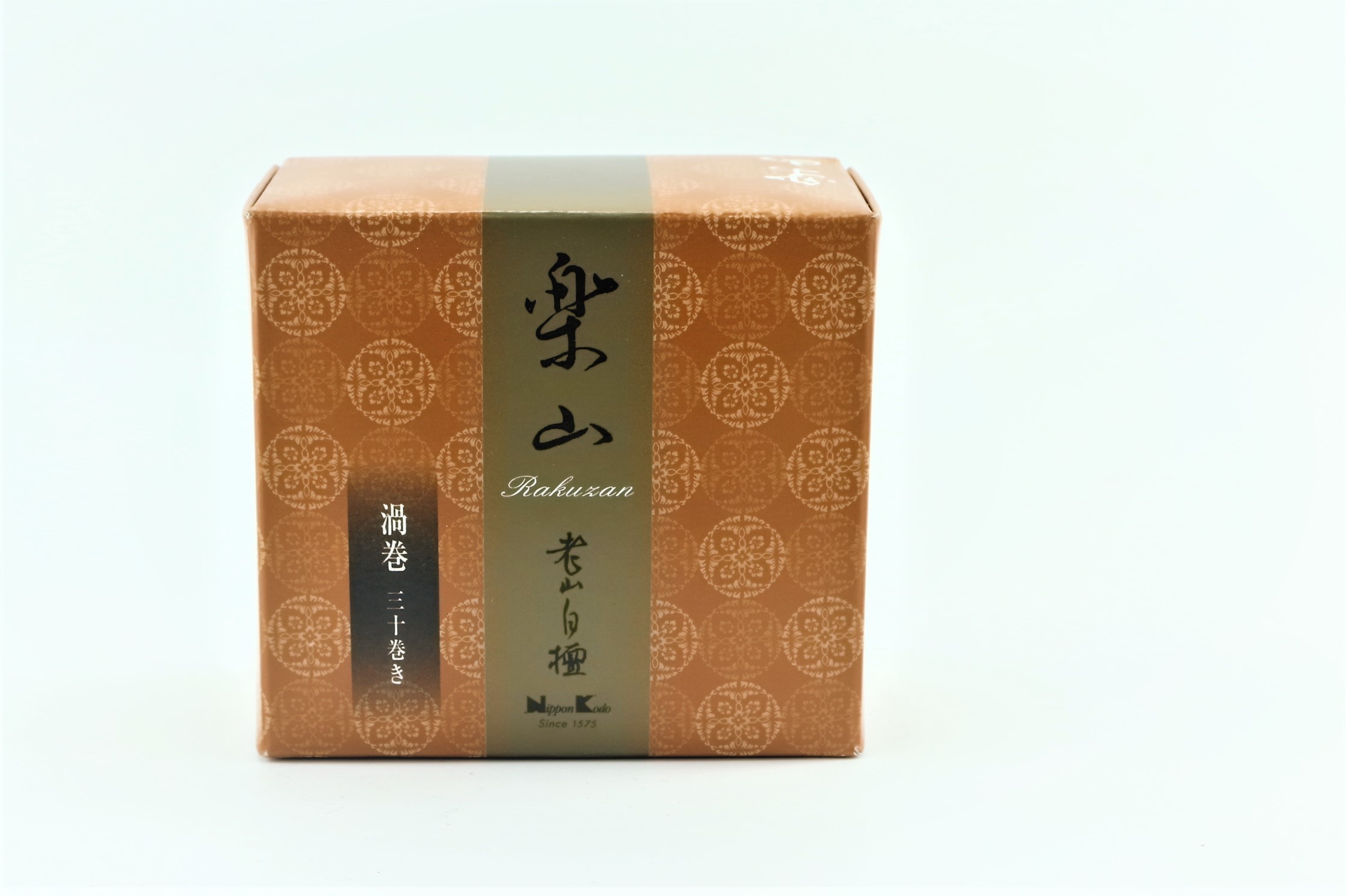 Nhang vòng sạch Nhật Bản Rakuzan Rozan Byakudan mùi thơm đàn hương 30 vòng