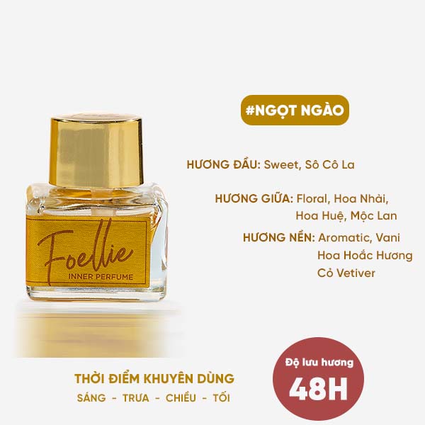 Nước Hoa FOELLIE Hương Sô cô la Inner Perfume Eau De Chocolate 5ml