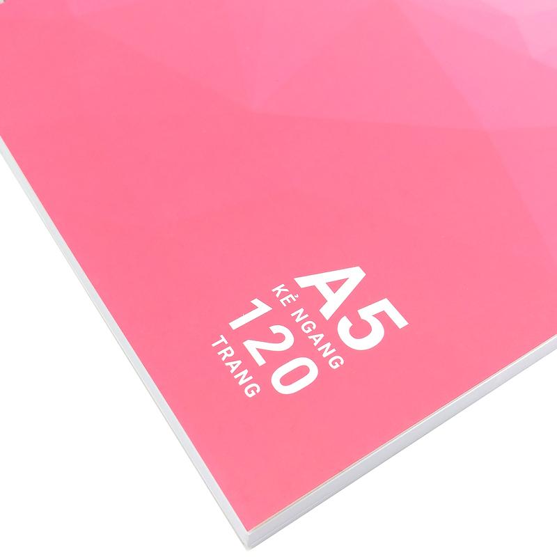 Sổ Lò Xo A5 Kẻ Ngang 120 Trang 100gsm - Thiên Long MB-011 + Kèm Sticker Ngẫu Nhiên - Màu Hồng