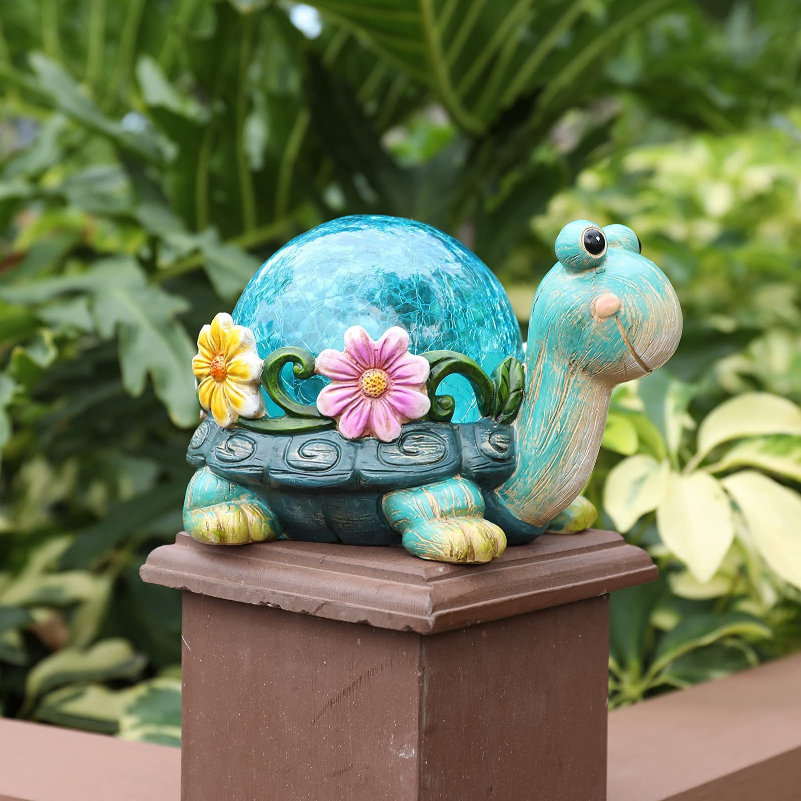 Đèn trang trí năng lượng mặt trời hình rùa, tích kiệm điện, bóng siêu sáng, chống thấm nước - DA3145