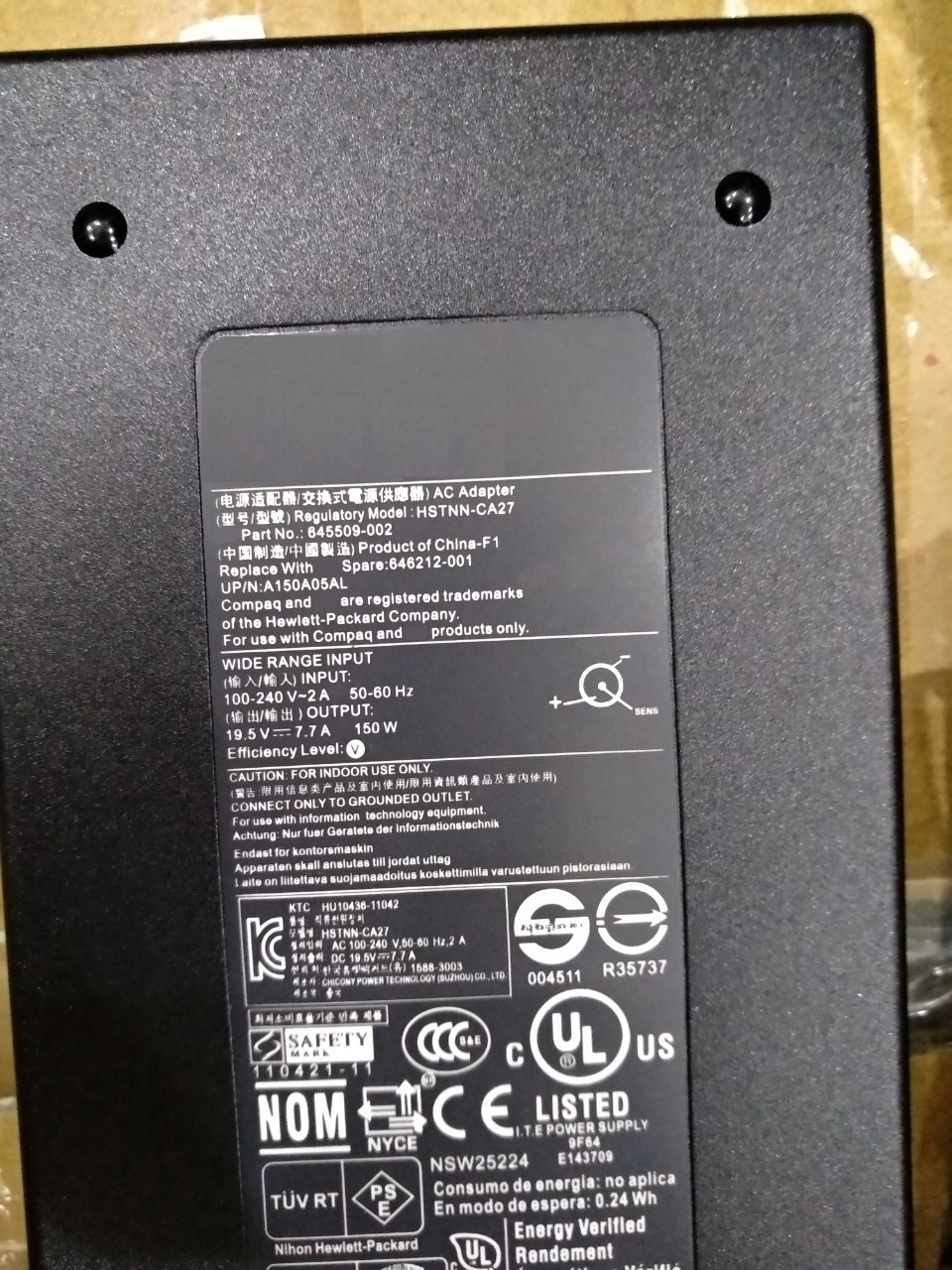 Sạc dành cho Laptop HP ZBook  15u-G3 15u-G4 15u-G5 150W