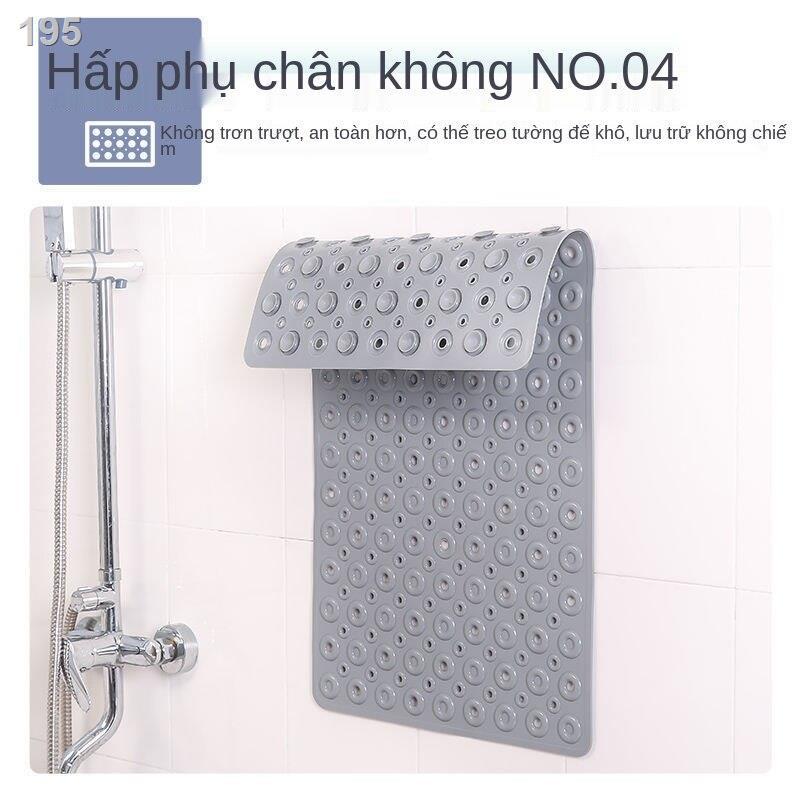 Thảm trải sàn nhà vệ sinh chống trượt lót chân ẩm dùng một lần bằng nhựa có cốc hút gia dụng không sợi tóc