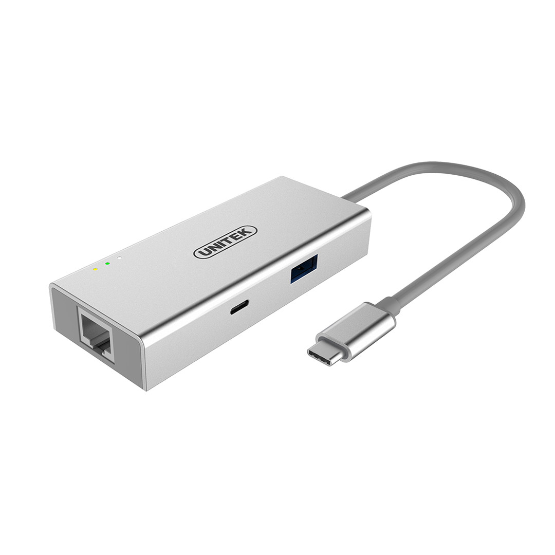 Cáp Type-C To USB (3.0)/HDMI /LAN+Nguồn  Unitek (Y9117)  - HÀNG CHÍNH HÃNG