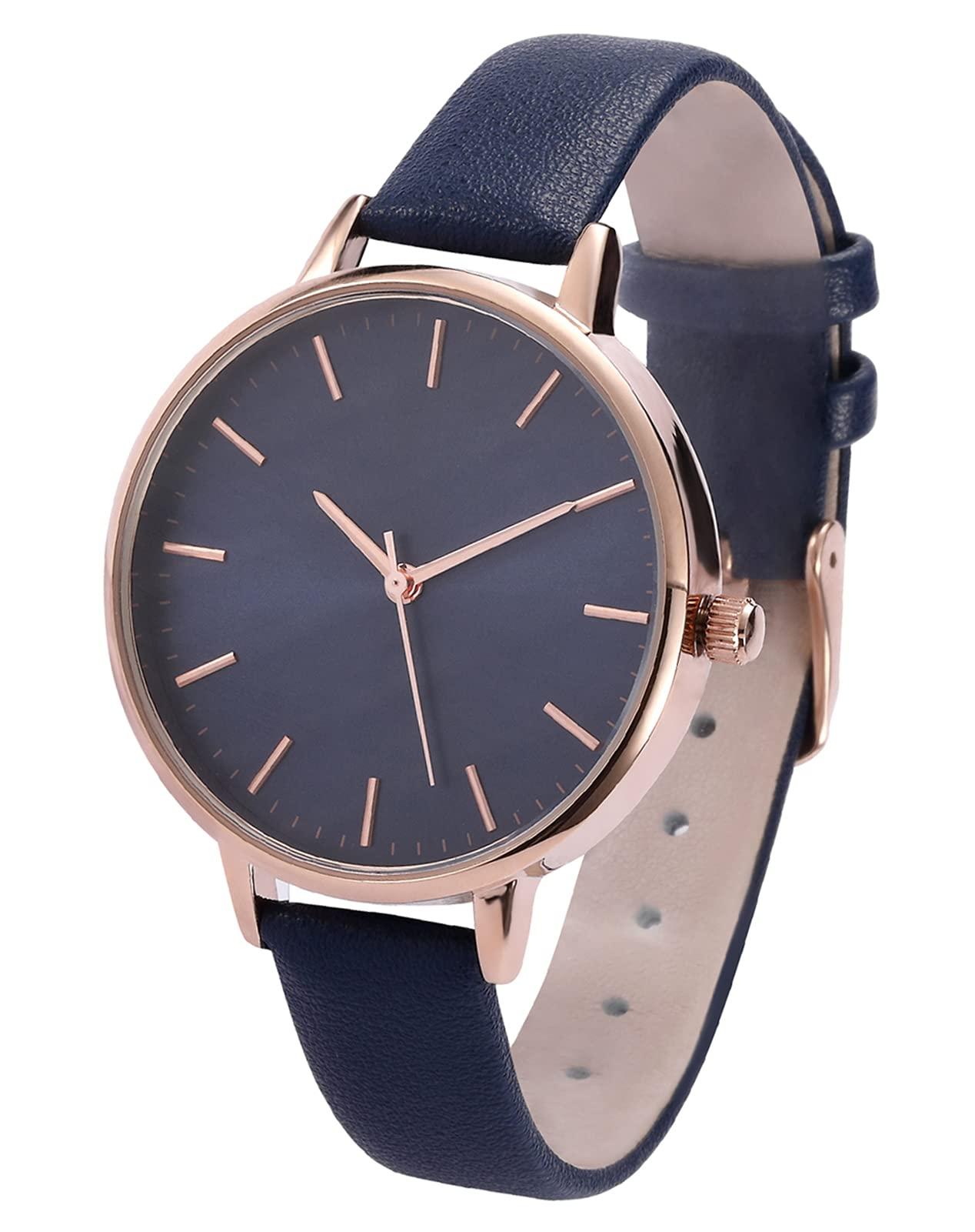 Đồng hồ phụ nữ Vòng đeo tay bằng da sang trọng Đồng hồ chống thấm Waterproofing Watch