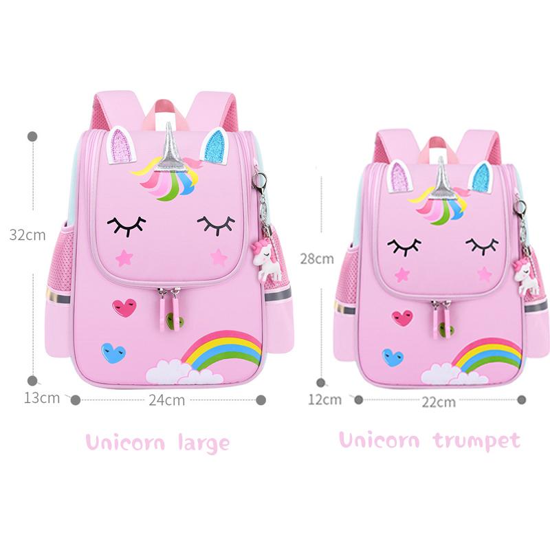 2021 Mới Dễ Thương Nylon Chống Thấm Nước In Hình Học Túi Ba Lô Cho Bé Gái Bé Trai Trẻ Em Học Sinh Mẫu Giáo Kid