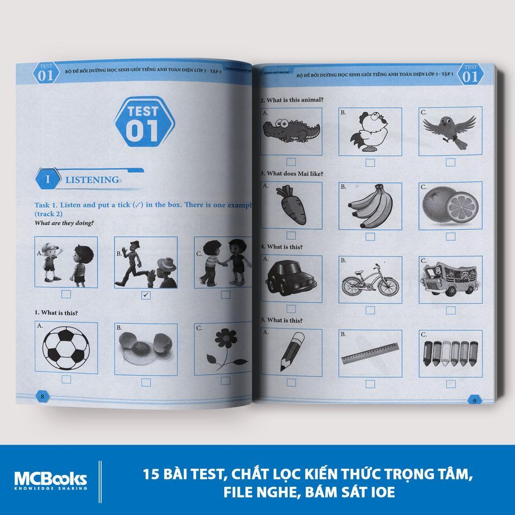Bộ đề bồi dưỡng học sinh giỏi tiếng Anh toàn diện - lớp 3, tập 1 - Bản Quyền