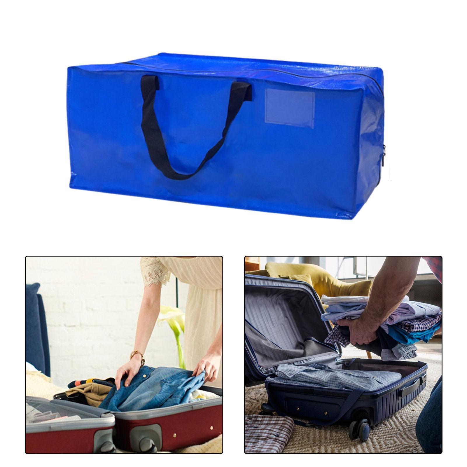 Heavy Duty Large Moving Bags Reusable Laundry Bag for Bedroom Garage Clothes